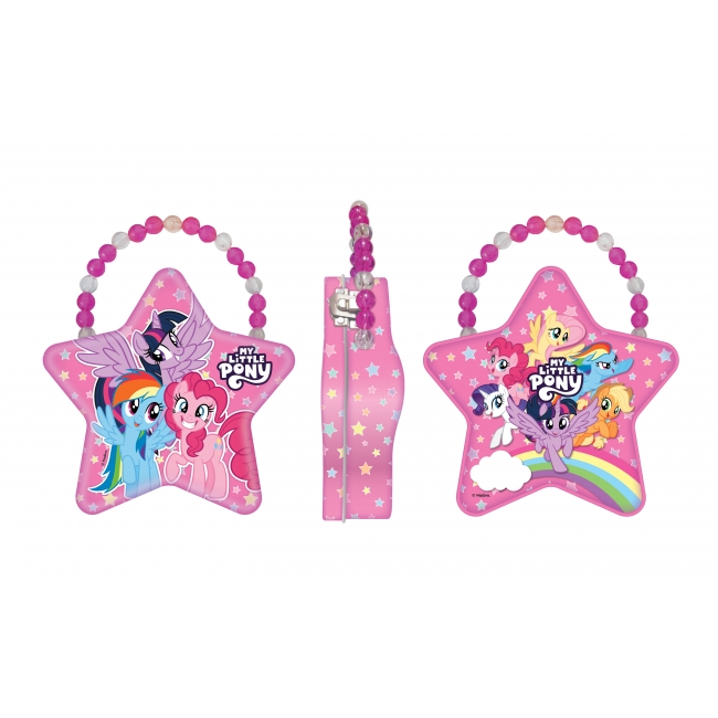My Little Pony Star Tin Bag (สีชมพู) พร้อมบิสกิตกลิ่นนม